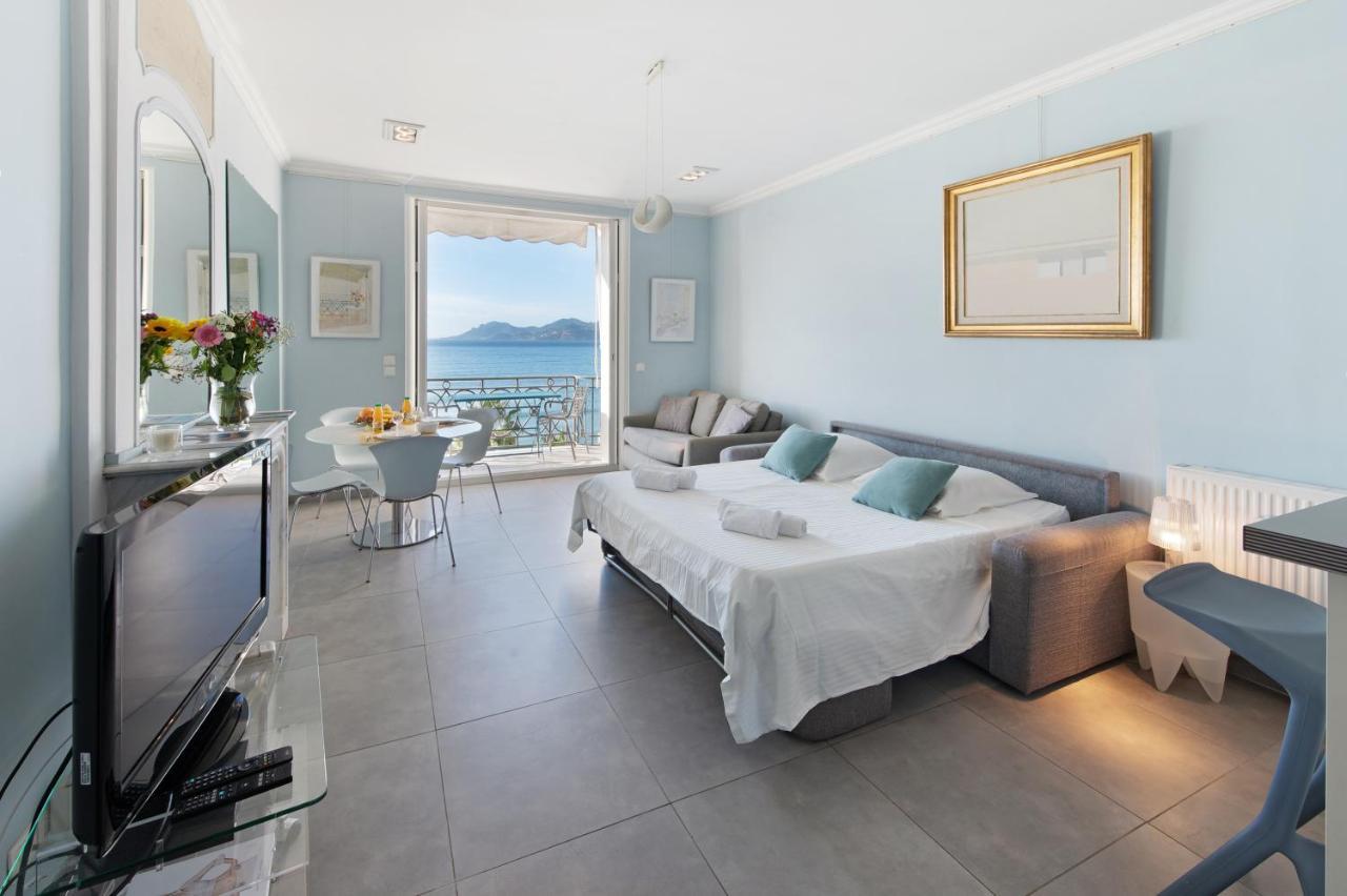 Palais Miramar - Suite Blue Room - Vue Mer -Croisette Emplacement Unique - 20M Plage - Wifi - Clim Cannes Bagian luar foto